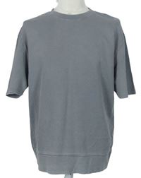 Pánske sivé mikinové tričko Topman