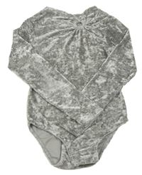 Sivé zamatové body Zara