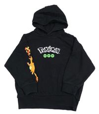 Čierna mikina s Pokémonem a kapucňou