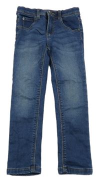 Modré teplákové slim rifle Topolino