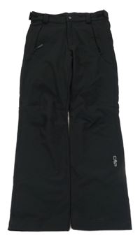 Čierne softshellové funkčné nohavice CMP