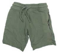 Khaki teplákové kraťasy Next
