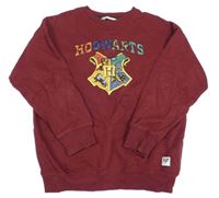 Mahagónovoá mikina s potiskem Harry Potter H&M