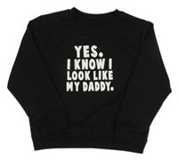 Čierna ľahká mikina s nápisom