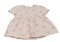 Světlerůžové tričko s mašličkami George