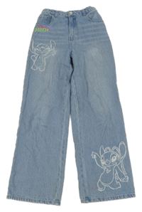 Světlemodré wide leg rifle Disney 