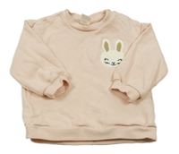 Ružová mikina so zajačikom H&M