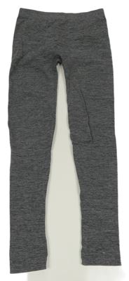 Tmavosivé žíhané bezešvé legíny Y.F.K.