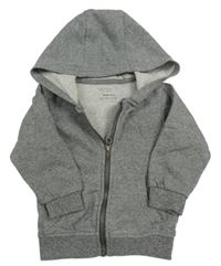 Sivá melírovaná prepínaci mikina s kapucňou Primark