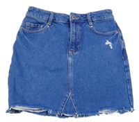 Modrá rifľová sukňa Denim Co.