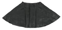Čierna koženková sukňa H&M