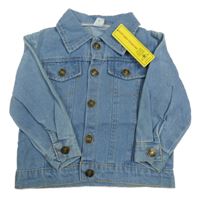 Nové - Modrá rifľová bunda Shein