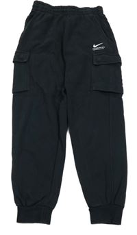 Černé cargo cuff tepláky Nike 