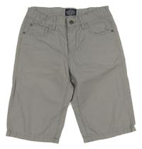 Šedé plátěné kraťasy C&A