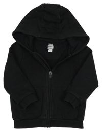 Čierna prepínaci mikina s kapucňou F&F