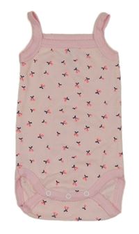 Svetloružové body s třešničkami