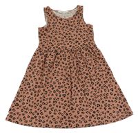 Staroružové bavlnené šaty so vzorom H&M