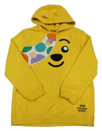 Žlutá mikina s kapucí - Pudsey George