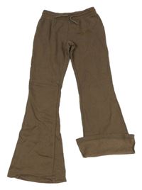 Béžové flare tepláky H&M