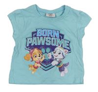 Světlemodré tričko s PAW PATROL nickelodeon