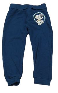 Tmavopetrolejové turecké tepláky s dalmatinkem Disney