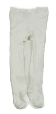 Bílé punčocháče H&M