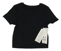 Nové - čierne thermo tričko PRIMARK