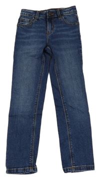 Modré slim rifle Denim Co.