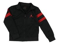 Černá sportovní propínací mikina s logem Air Jordan