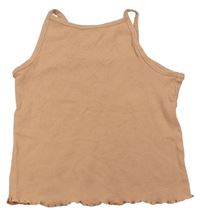 Marhuľový rebrovaný crop top George