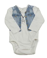 Bílé body s vestou H&M