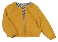 Okrová obojstranná bunda Okaidi