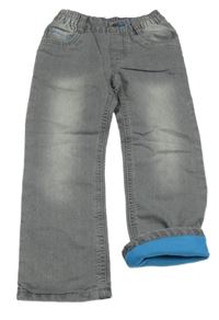 Sivé zateplené rifle Lupilu