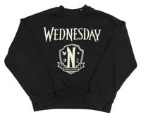 Černá mikina s nápisem - Wednesday H&M