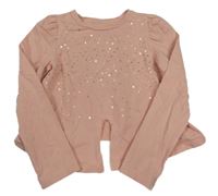 Staroružové tričko s flitrami Next