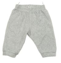 Svetlosivé melírované zamatové tepláky C&A