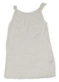 Biela rebrovaná tunika Dunnes