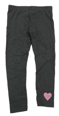 Antracitové legíny so srdcem Primark