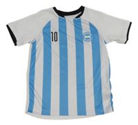 Bílo-modré pruhované fotbalové tričko - Argentina H&M