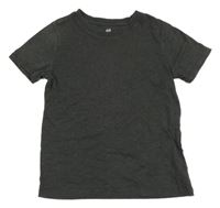 Tmavosivé melírované tričko H&M