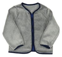 Sivá plyšová prepínaci mikina C&A