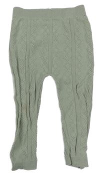 Svetlozelené vzorované legíny Tu