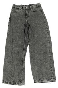 Šedé široké rifle H&M