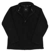 Čierna fleecová prepínaci mikina M&S