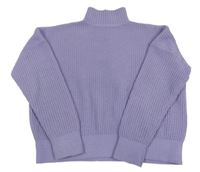 Fialový oversize svetr S. Oliver