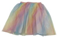 Farebná pruhovaná tylová sukňa H&M