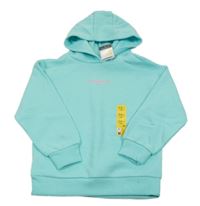 Nové - svetlomodrá mikina s nápisom a kapucňou Primark