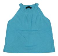 Tyrkysový pletený top C&A