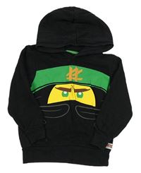 Čierna mikina s kapucí - Lego Ninjago H&M