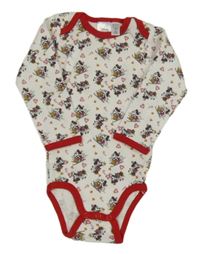 Bílo-červené body s Minnie Disney